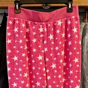 Women's Pajama Pants Size Large Red & Star Pattern NWT